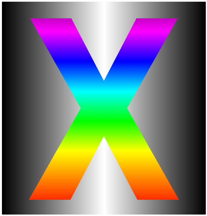 color Rainbowcolored one letter with tikz and xcolor TeX LaTeX Stack Exchange