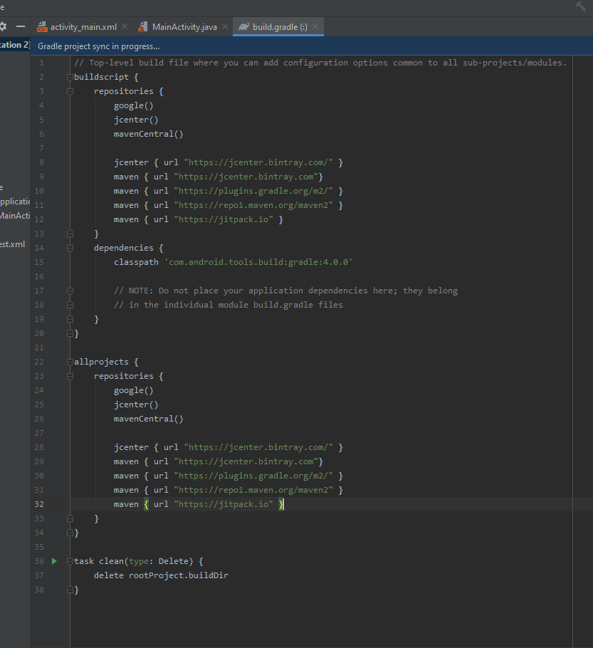 android Gradle sync fails Stack Overflow