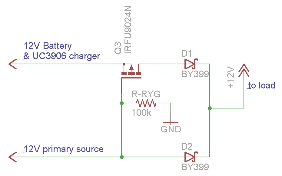 batteries Power from battery when primary source fails Electrical