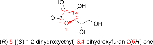 organic chemistry What do the numbers in the preferred