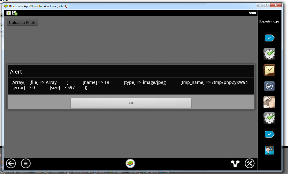 java Android upload file to website threw html and php Stack Overflow