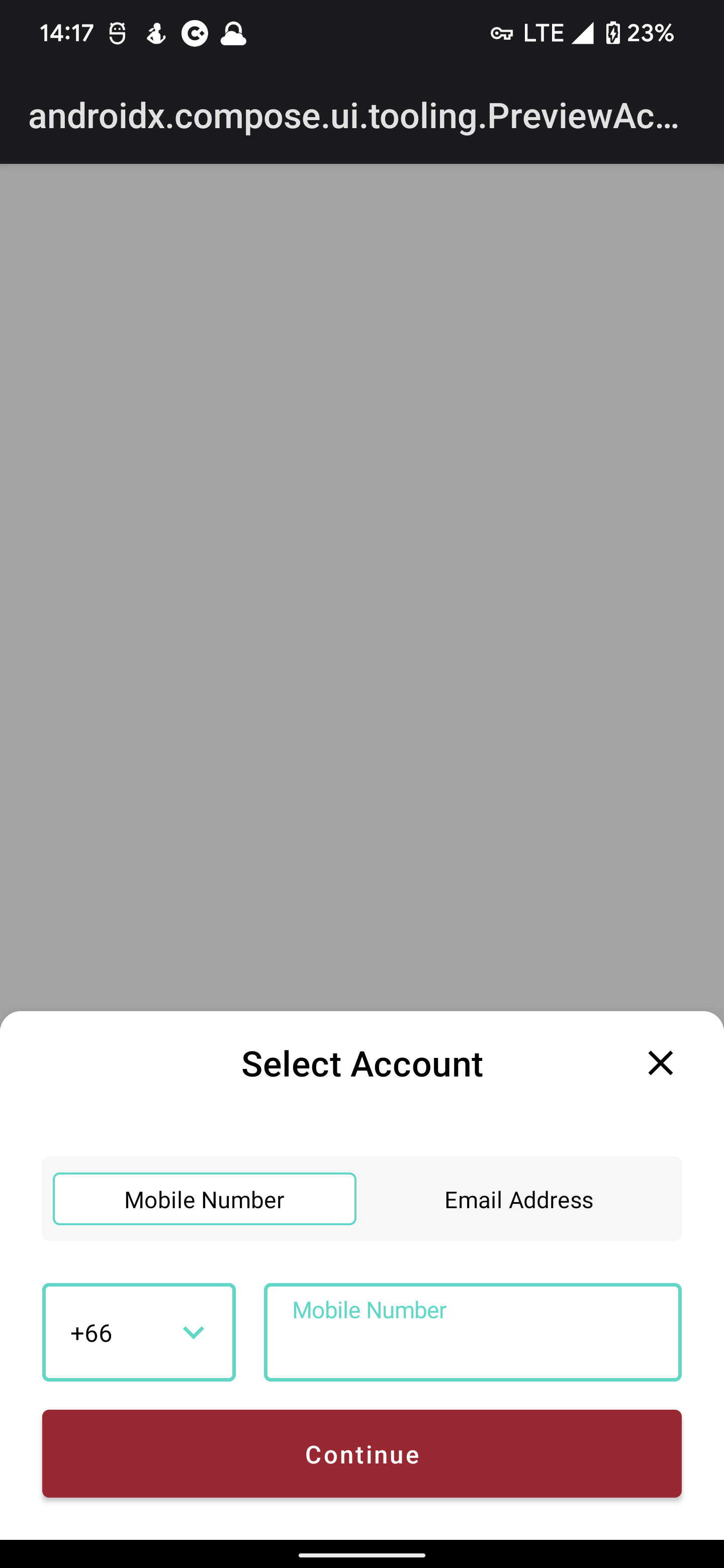 bottom sheet Click a close button on a bottomsheet to hide it in
