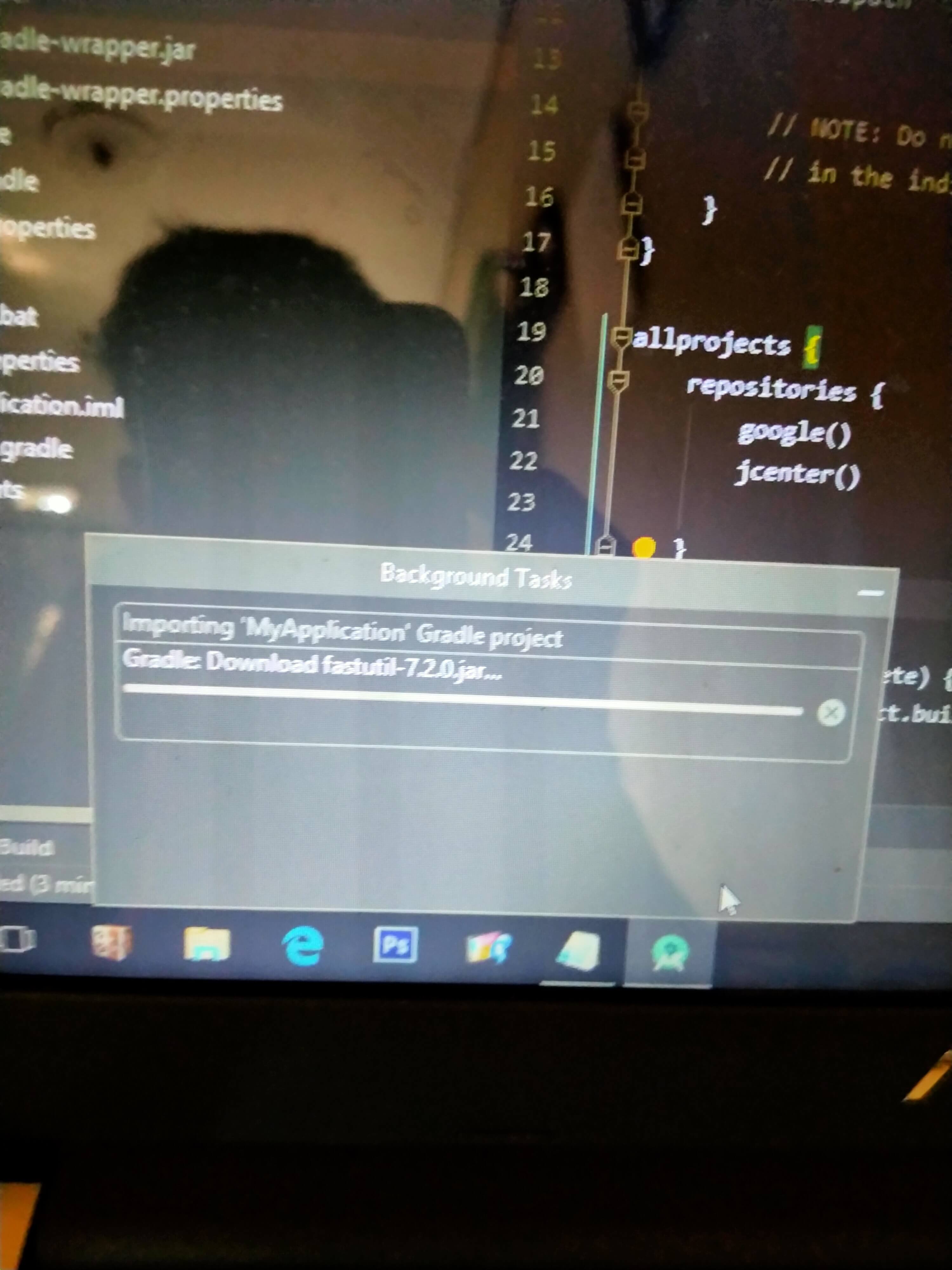 Android studio gradle stuck at Fastutil.7.2.0.jar Stack Overflow
