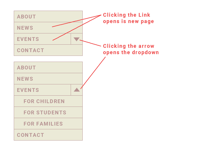 wordpress Creating a CSS Accordion Menu Stack Overflow