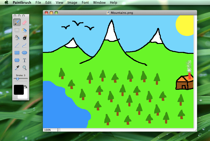 software Is there an image editor like Windows' Paint