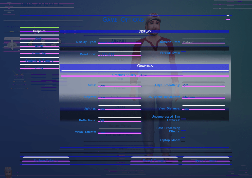 Sims 4 Graphics glitch? Arqade