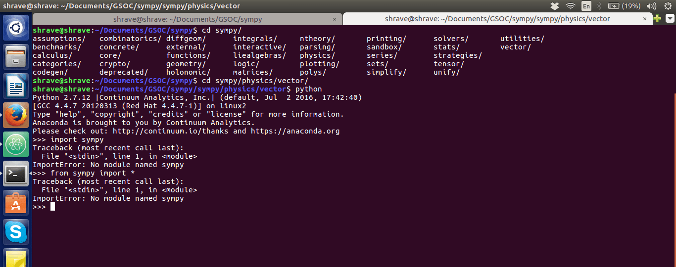 import ImportError No module named sympy Stack Overflow