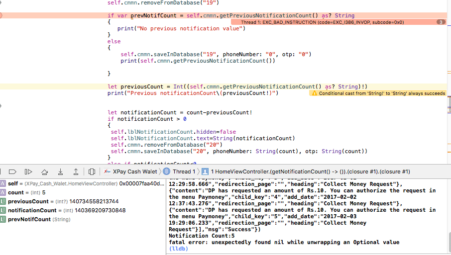 ios Checking for null value (not nil or NSnull) in swift always