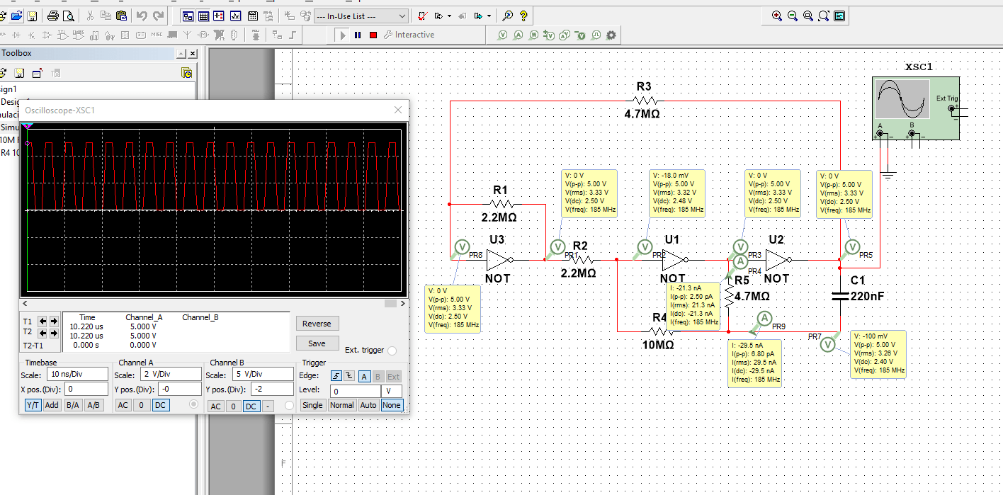 oscillator Issue with a circuit in Multisim V14.0 Electrical Engineering Stack Exchange
