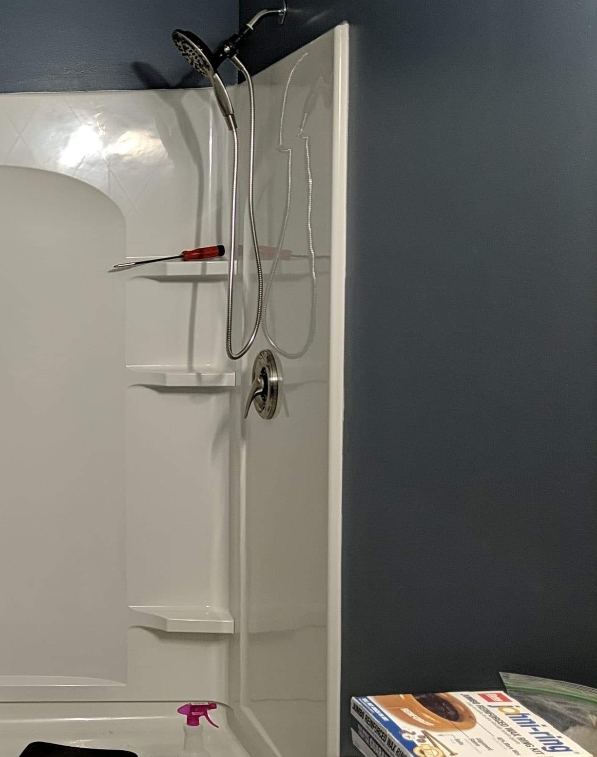 Older Delta 1400 1500 series too far recessed after changing shower