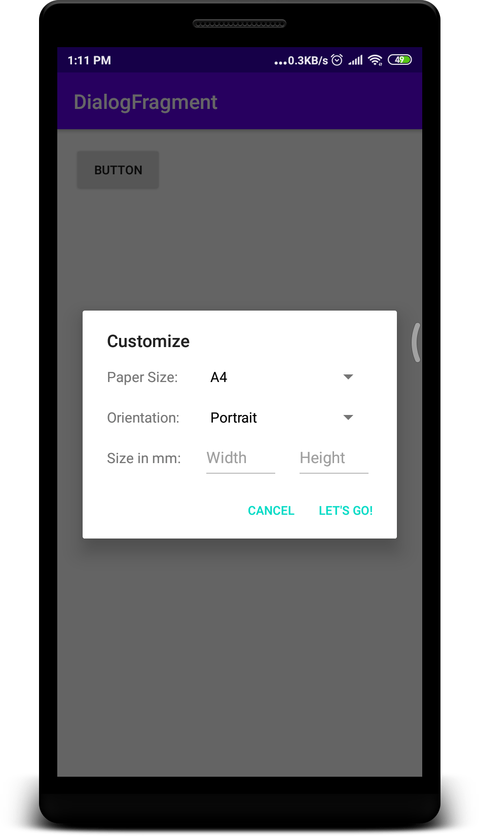 android Custom dialog takes time to show up Stack Overflow
