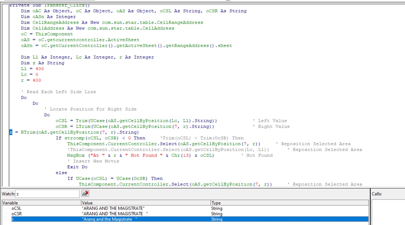 Trim Function doesn't remove any spaces from any side Stack Overflow