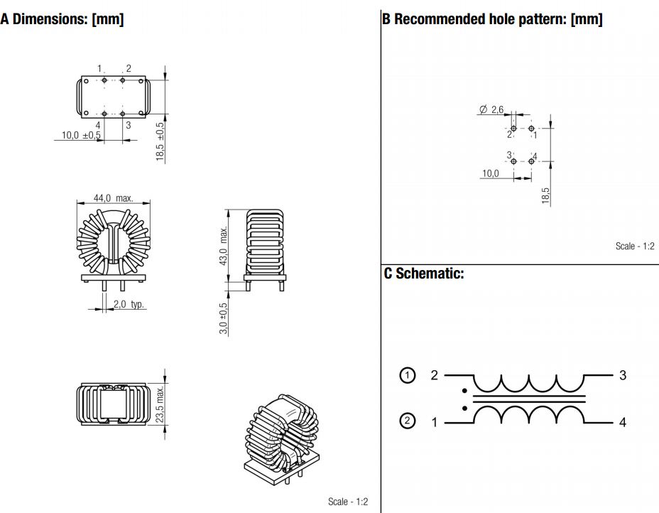 Electronic How to use common mode choke inductors? (differential vs