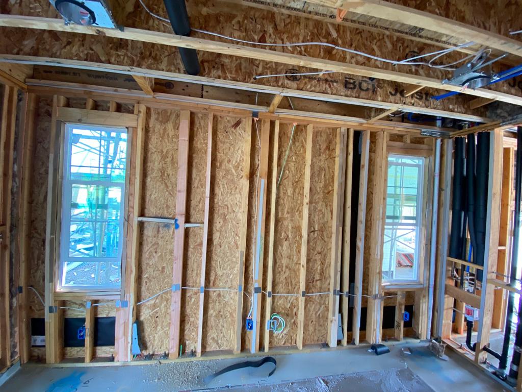 conduit Guidance on how to add electrical outlet for TV Mount Home