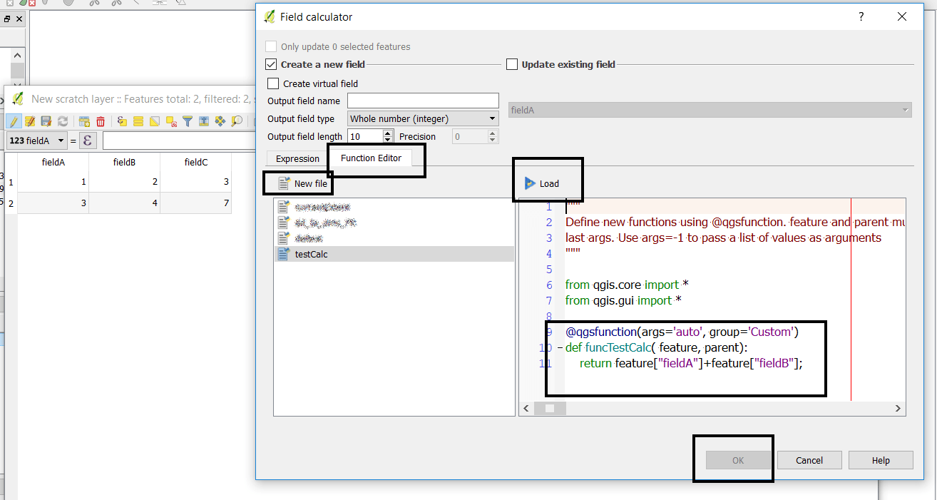 Enregistrer les équations utilisées dans QGIS Field Calculator?