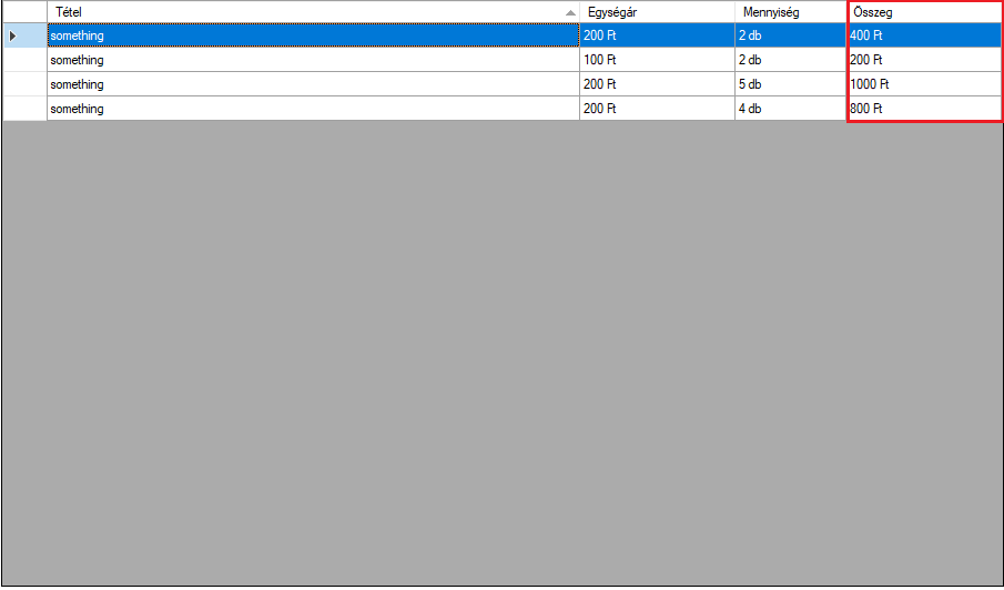 How to get values from the Datagridview selected columns from