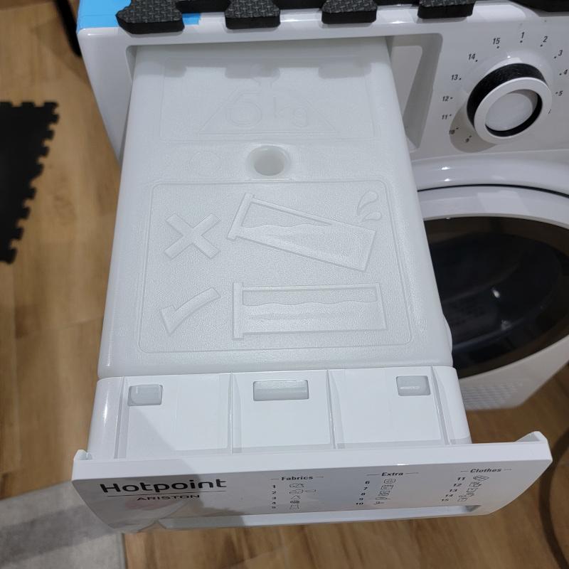 How do I fix the water drop error light on my Hotpoint dryer? Home