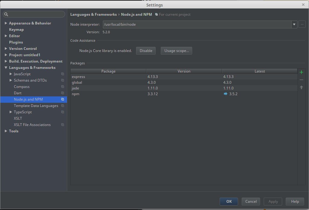 javascript WebStorm not recognizing node.js methods