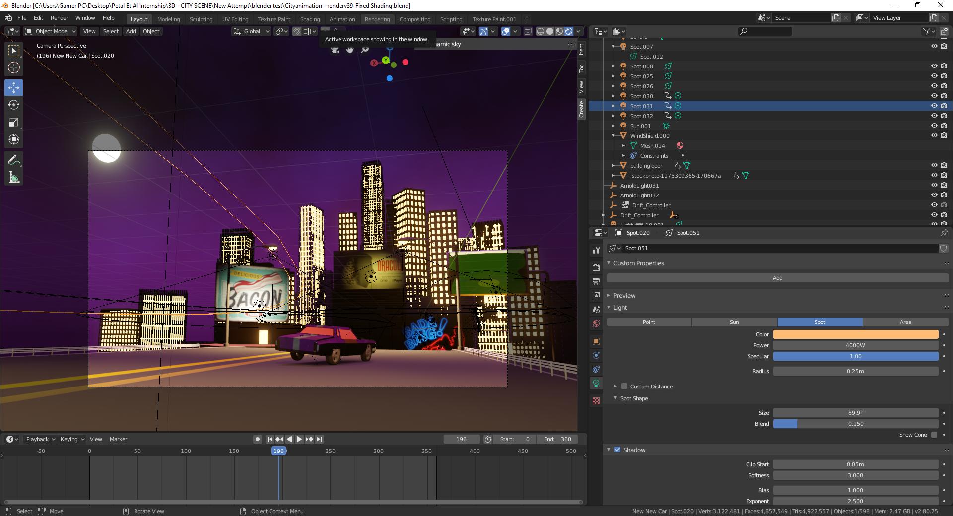 Why do my lights not show up on my render? Blender Stack Exchange
