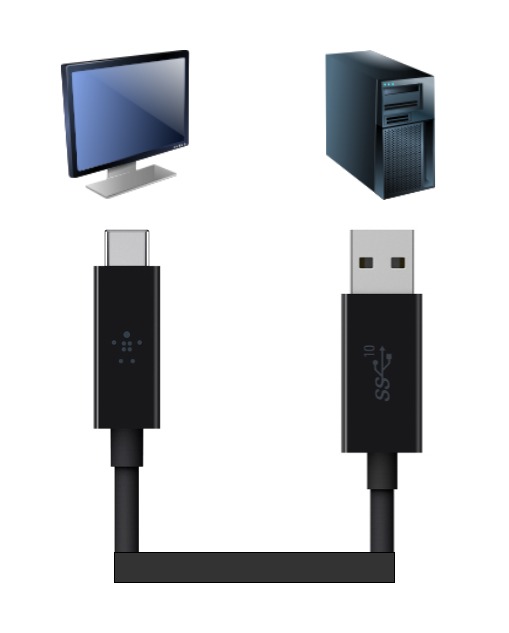 windows Connecting host USBA to client USBC Super User