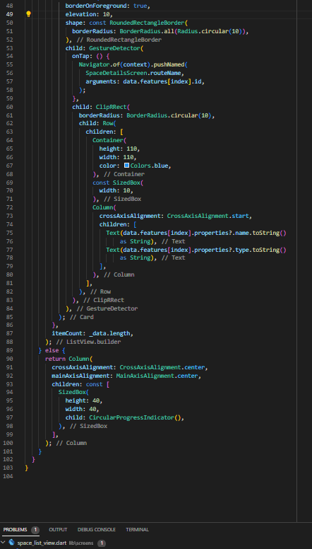 flutter Why doesnt my listview builder show any items Stack Overflow