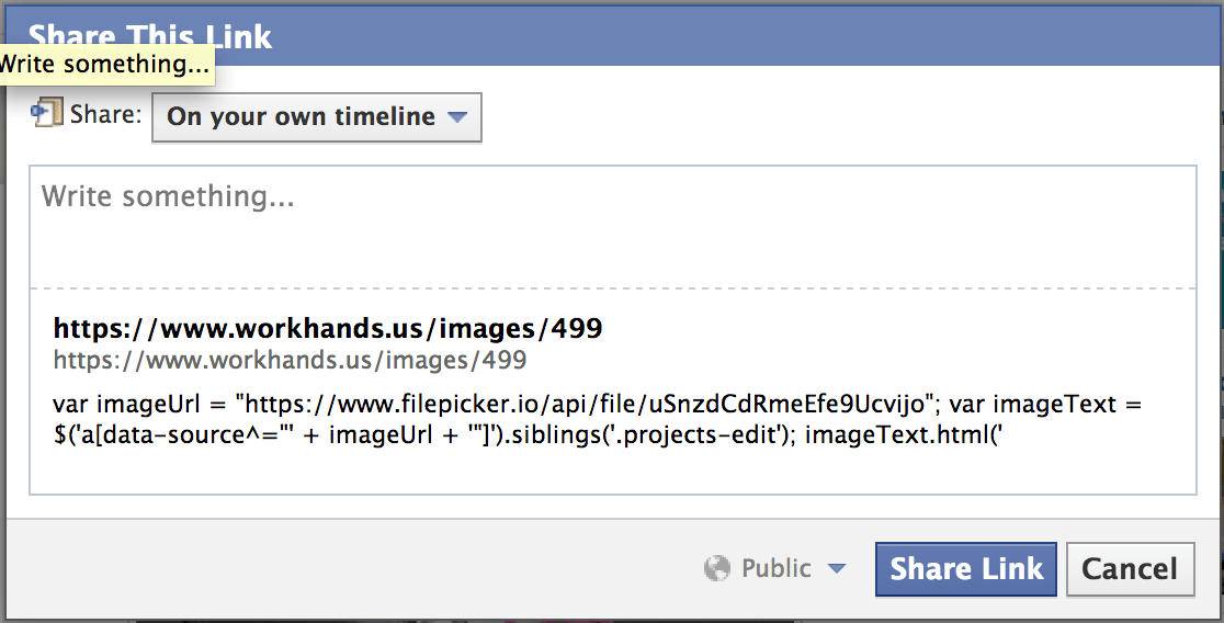 opengraph Facebook feed dialog posts don't reshare (repost