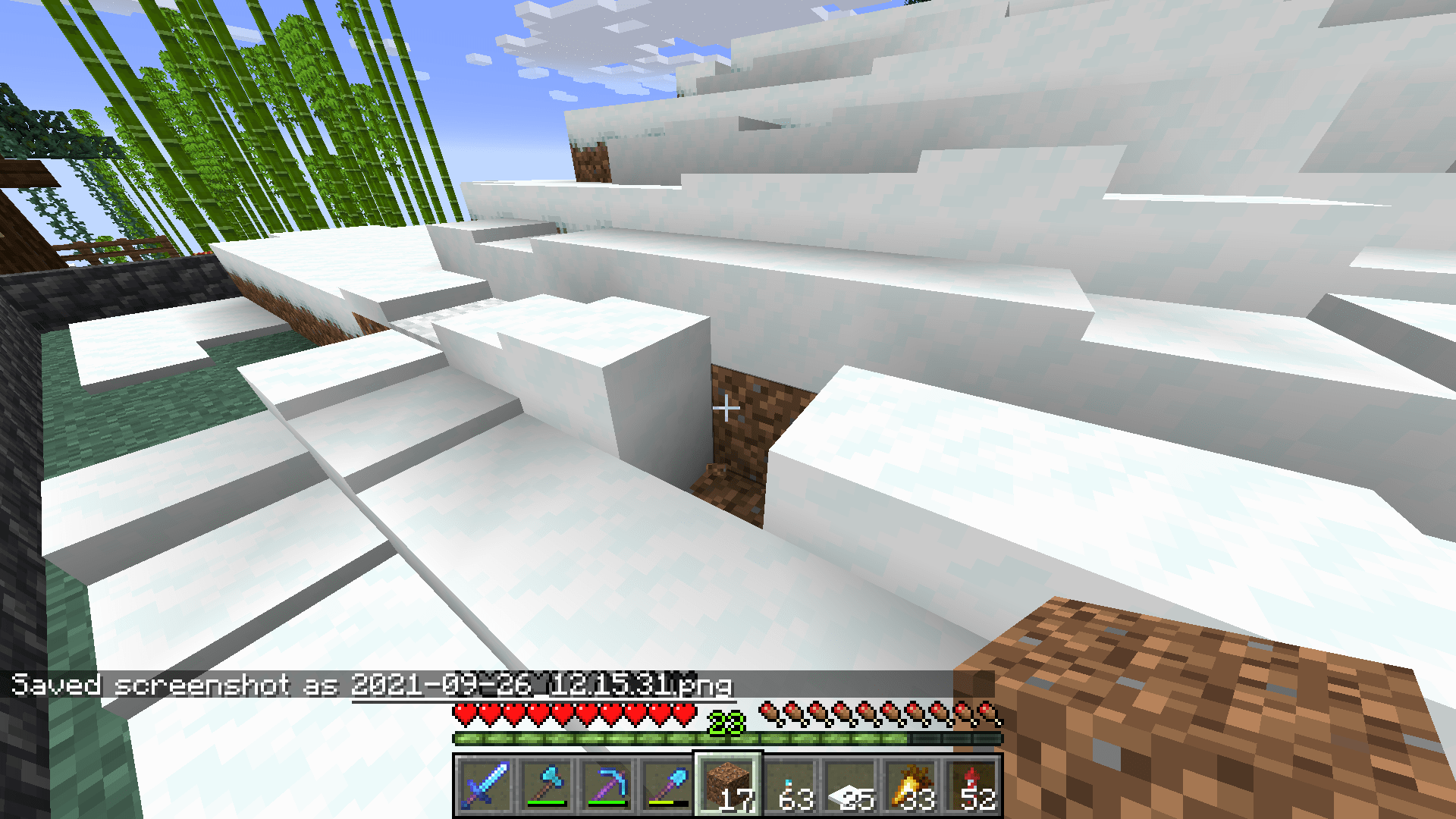 minecraft java edition Is there any way to get snow layers to light