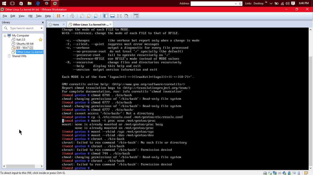 linux How do I mount as a readwrite filesystem and not readonly