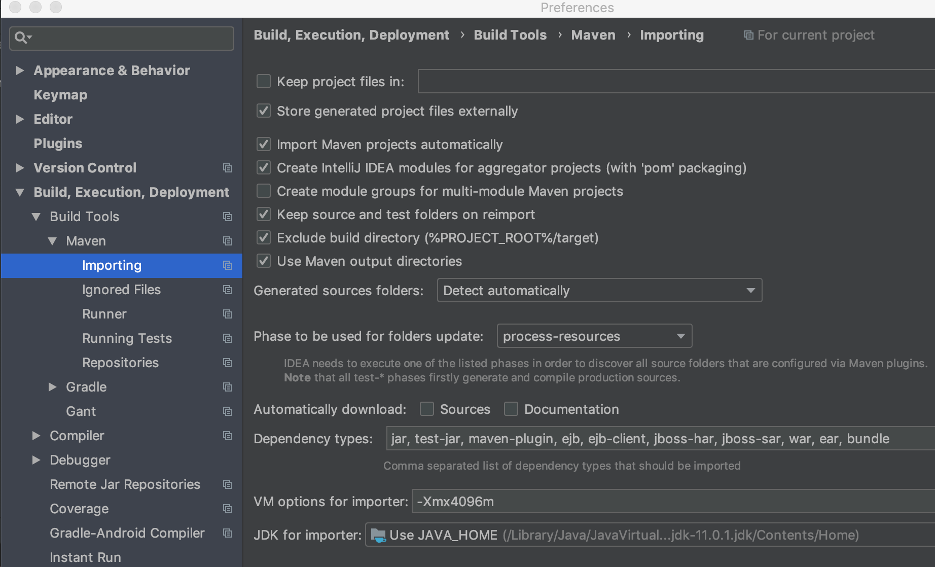 IntelliJ community edition 2018.2 Unable to import maven project See