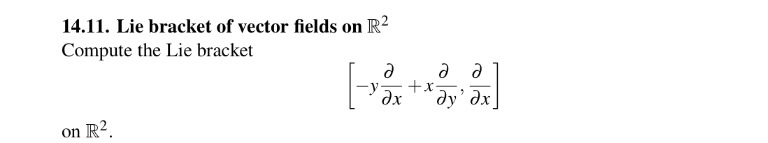 calculus Lie bracket of vector fields on \Bbb R^{n} Mathematics