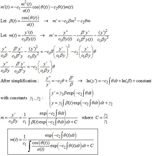 ordinary differential equations Is this Riccati ODE
