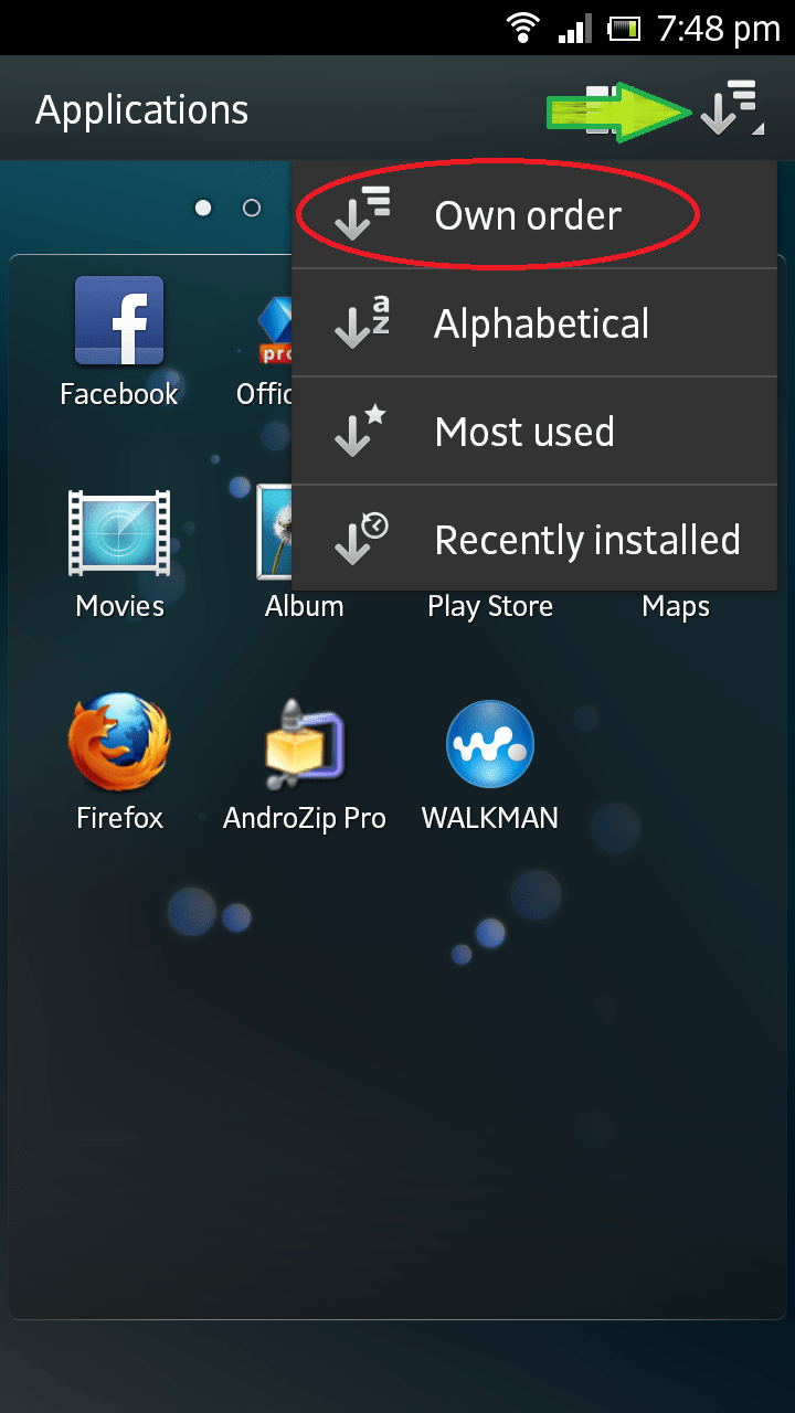 4.0icecreamsandwich ¿Cómo puedo organizar los iconos