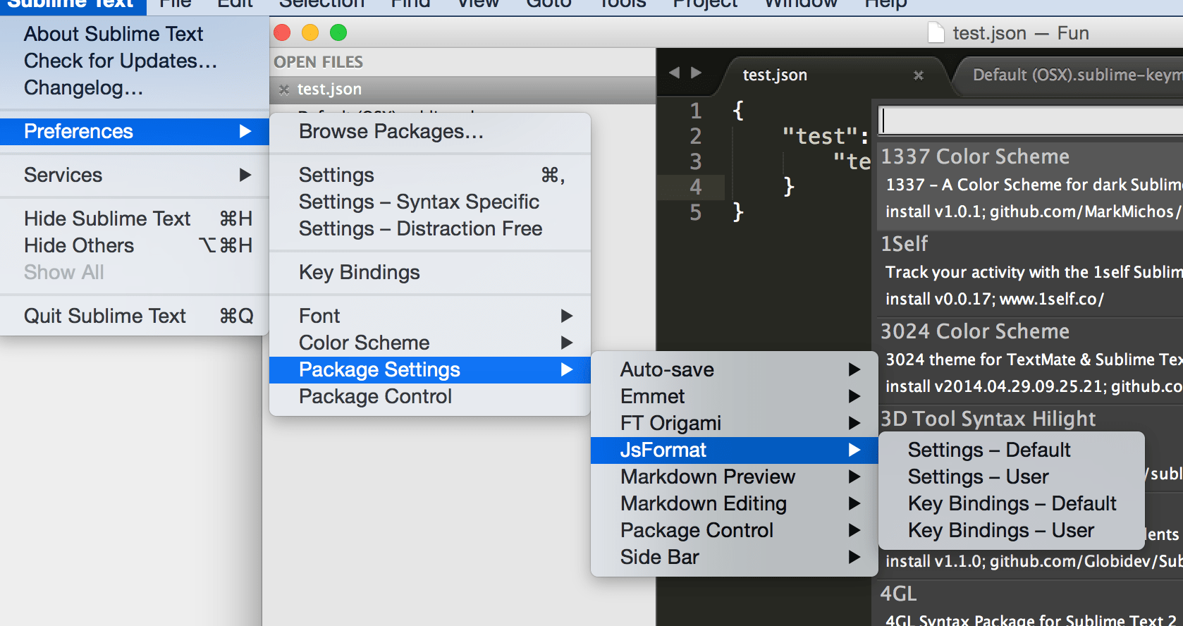 sublimetext2 Sublime Text JSON formatter shortcut Stack Overflow