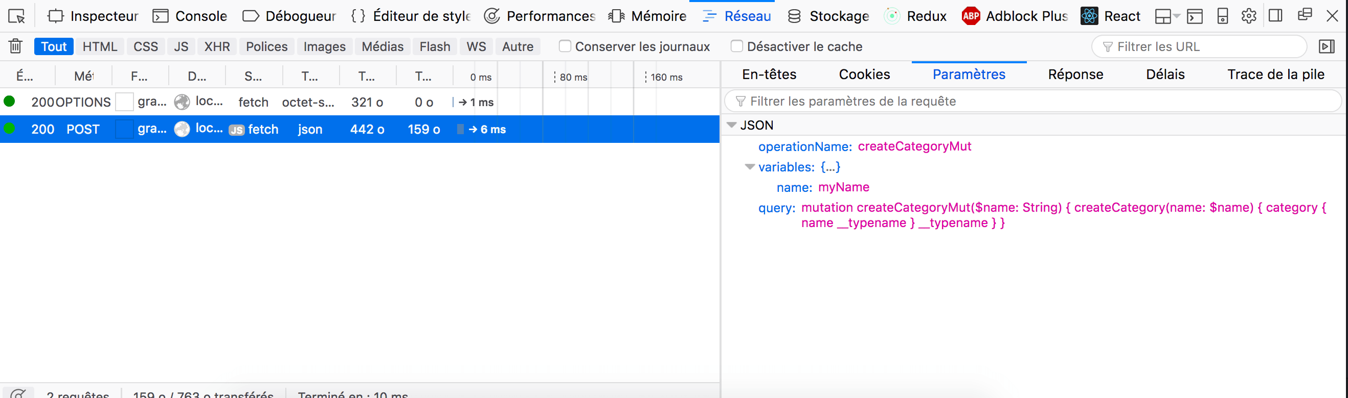 How to pass variables to an Apollo Mutation for Graphene? Stack Overflow