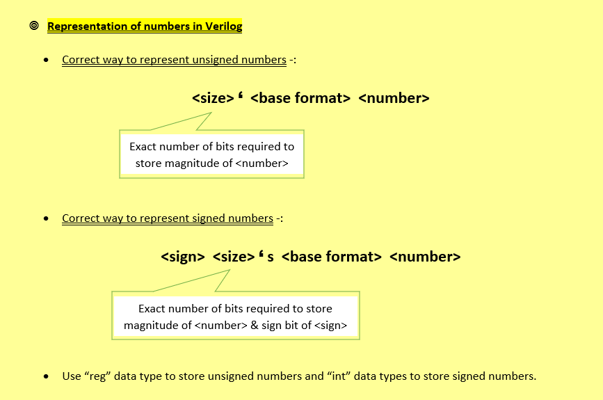 Declare signed numbers in Verilog Electrical Engineering Stack Exchange