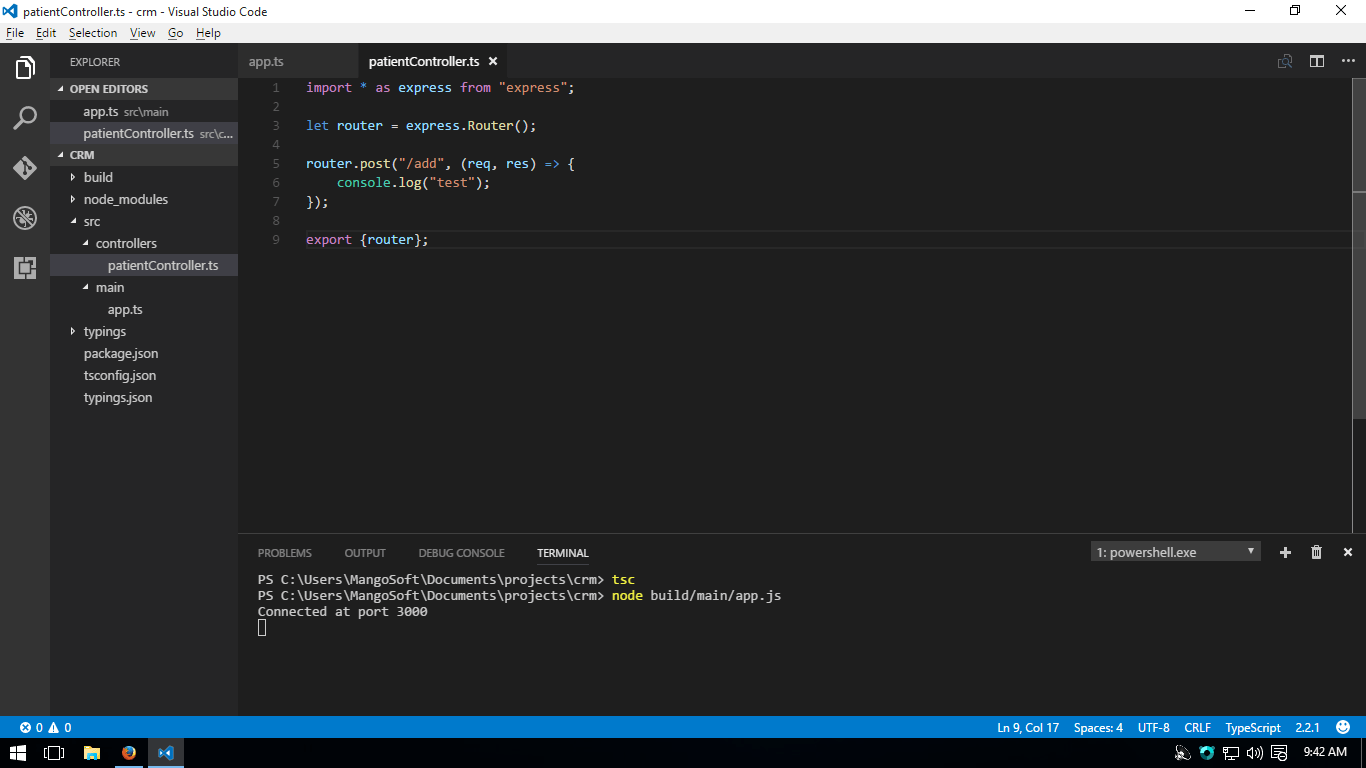 Ask Nodejs ExpressJS How to create router controller in