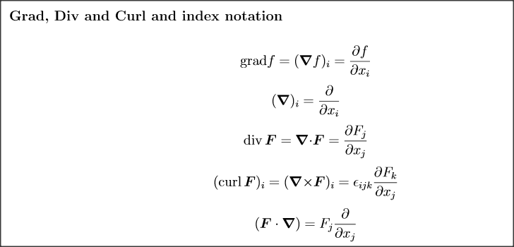 Index notation with NavierStokes equations Physics Stack Exchange