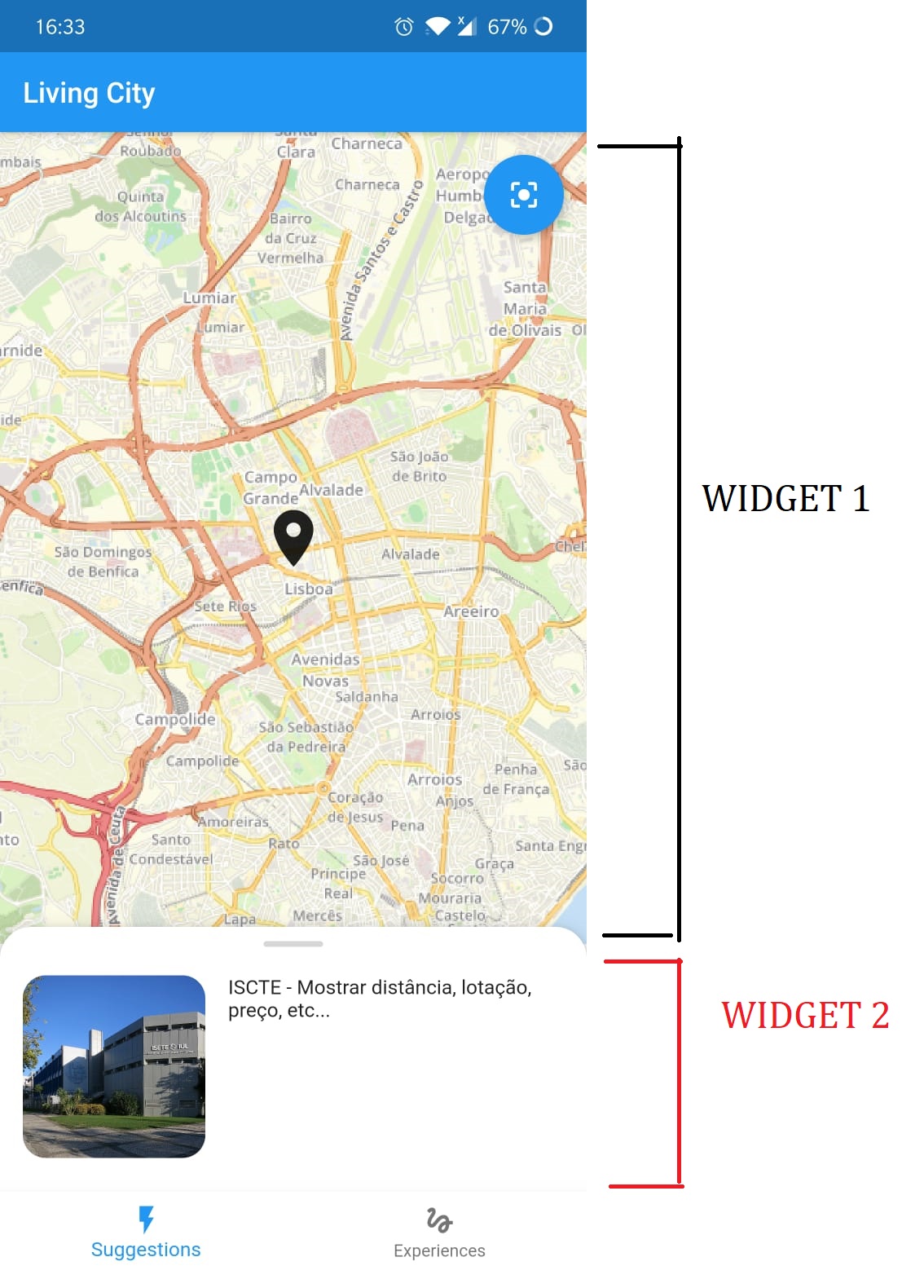 Flutter Make widgets share space in a stack Stack Overflow