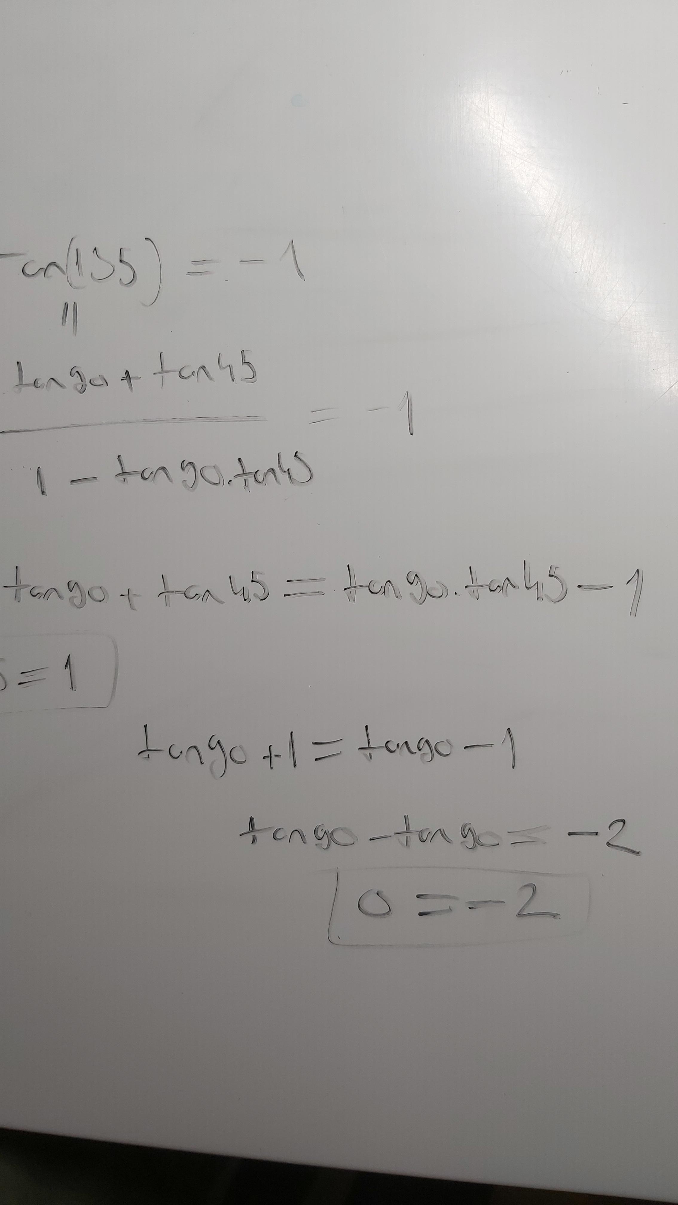 trigonometry Sum Formula with tan90 Mathematics Stack Exchange