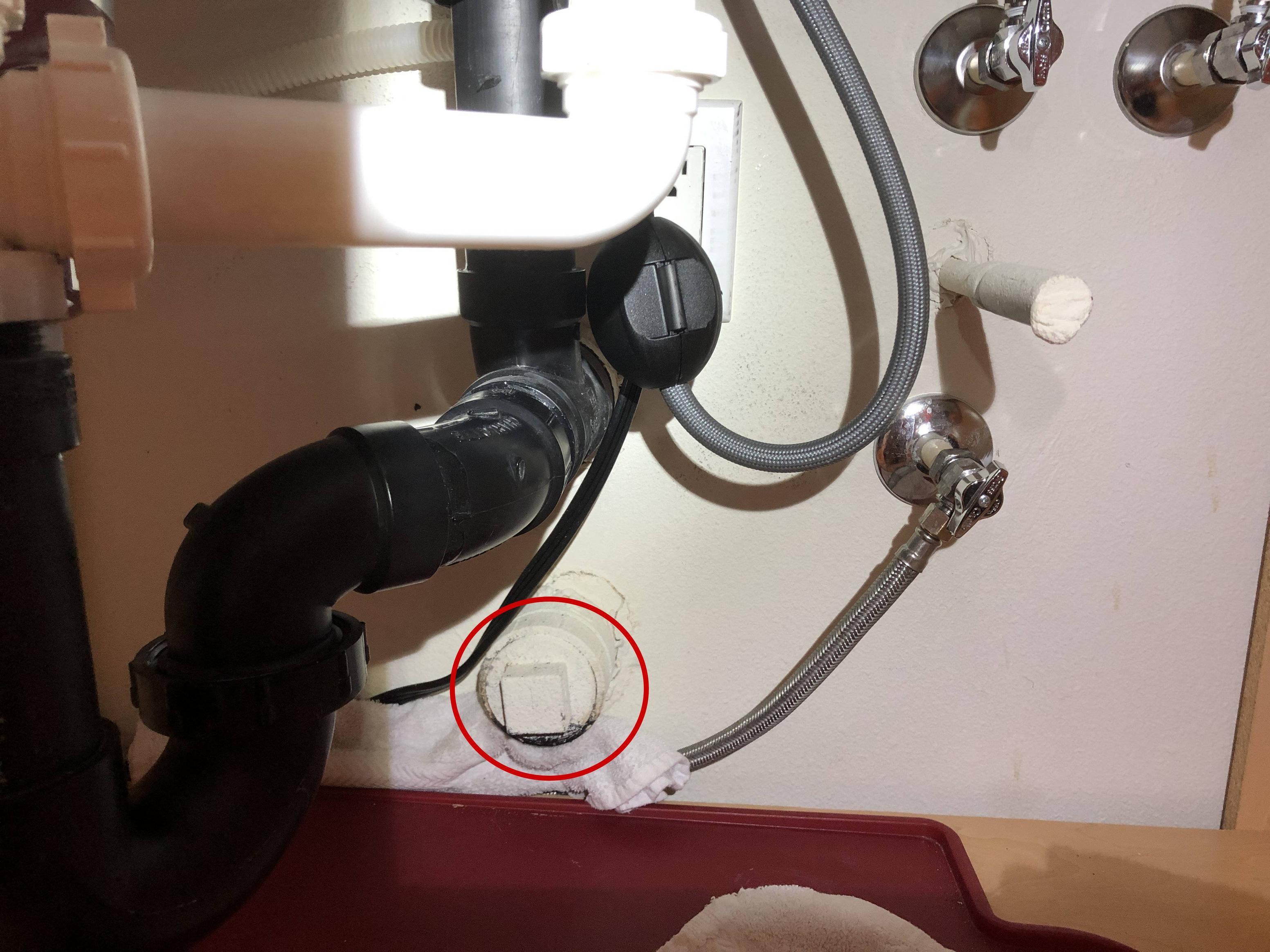What is this closed off pipe under my kitchen sink? Home Improvement