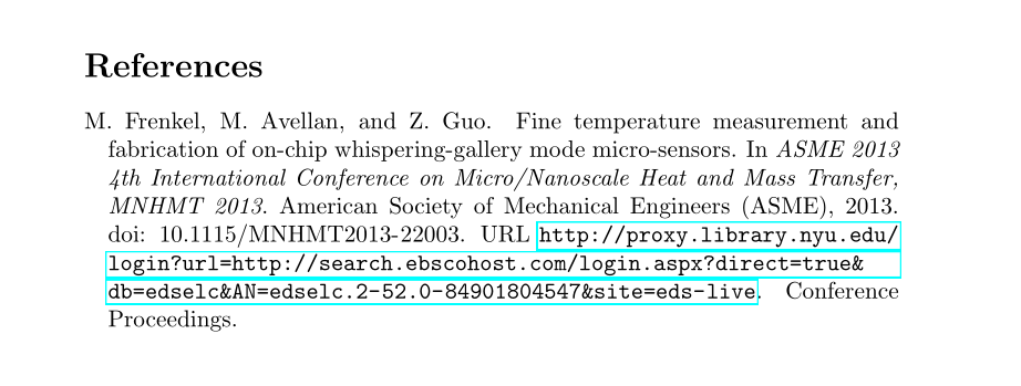 Misplaced alignment tab character & in a BibTeX url entry TeX LaTeX Stack Exchange