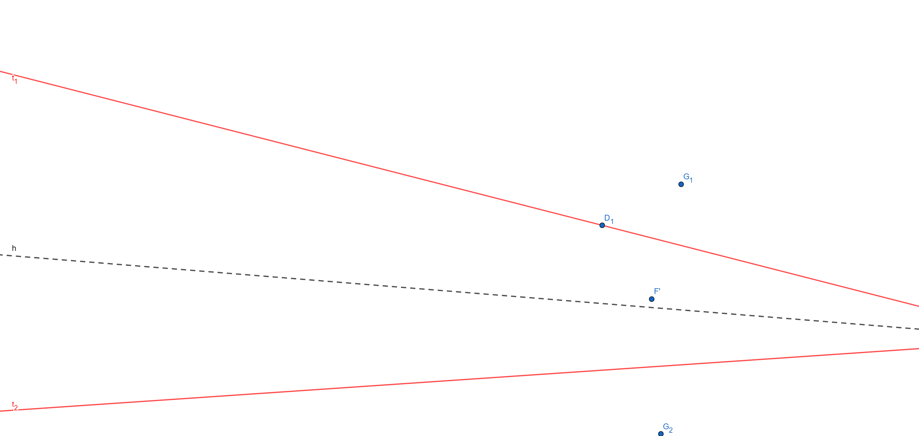 geometry Given one focus of an ellipse, two tangent lines, and the point of tangency with one