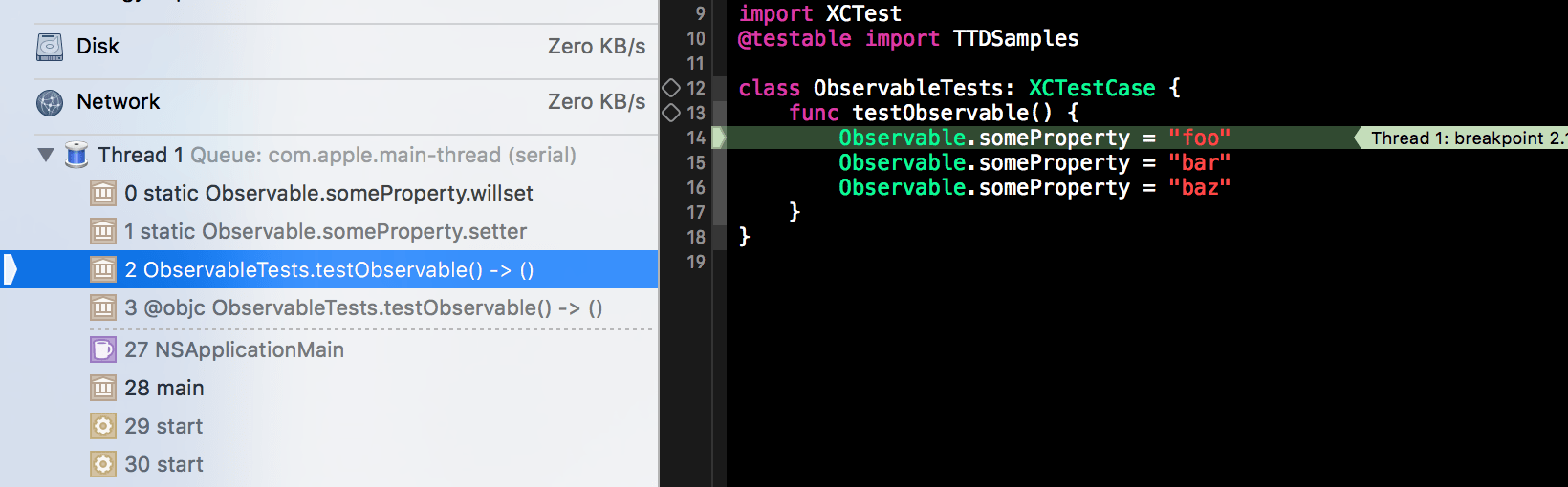How to know what changed variable value in xcode swift Stack Overflow