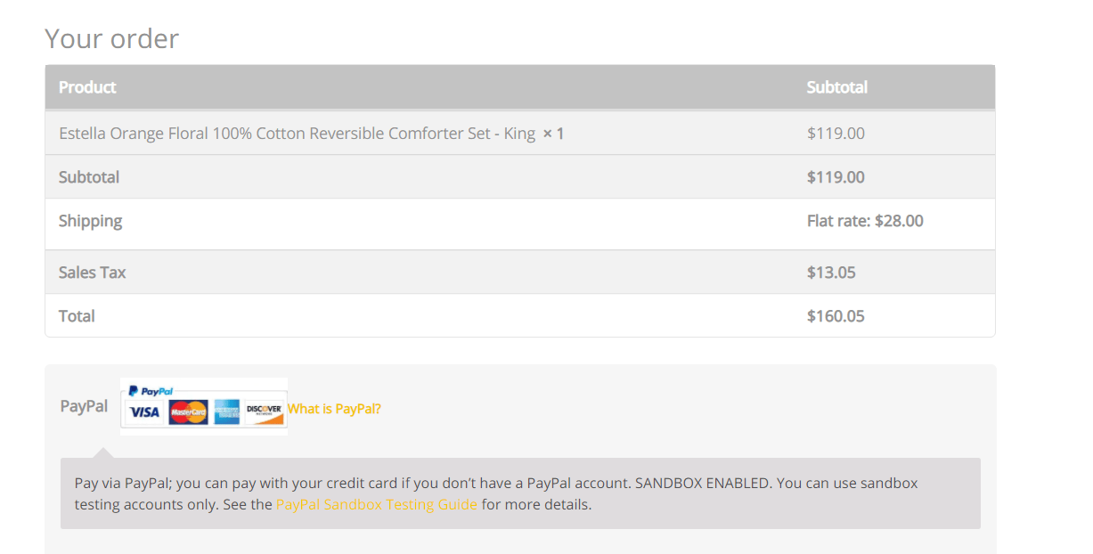 php How to disable tax being charged on shipping in