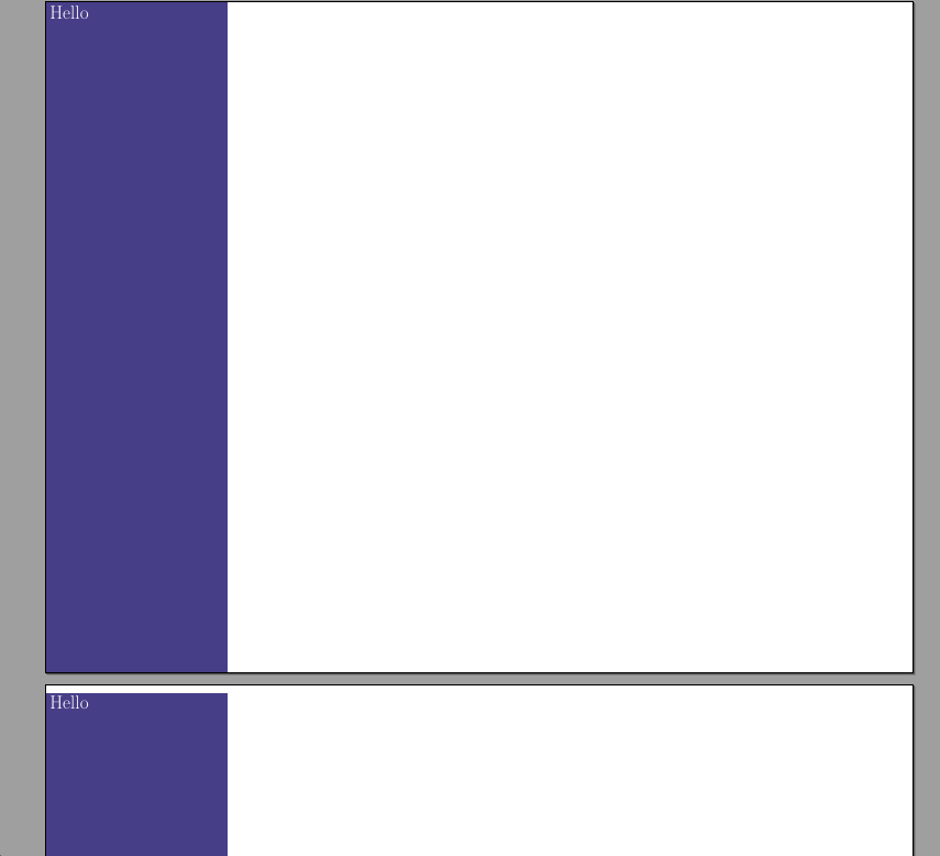 Have minipage take up entire page height TeX LaTeX Stack Exchange