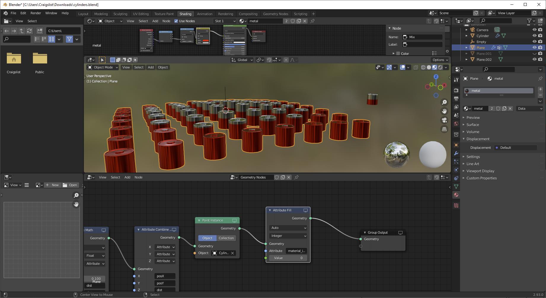 geometry nodes Change colour based on z height Blender Stack Exchange