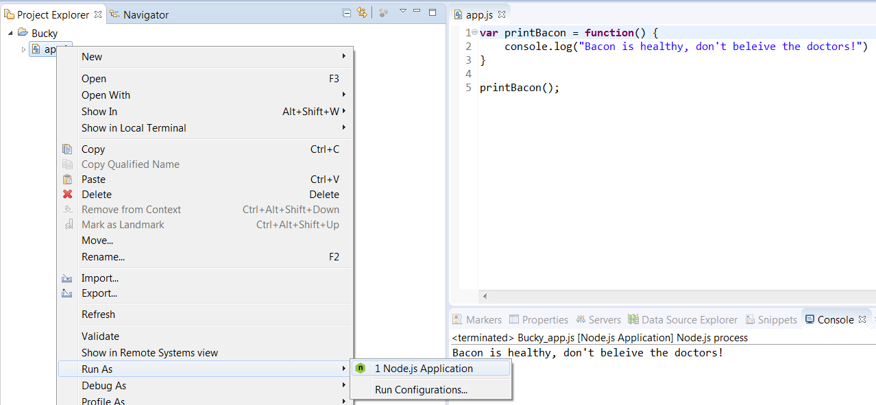 javascript How can I run script.js in Eclipse console? Stack Overflow