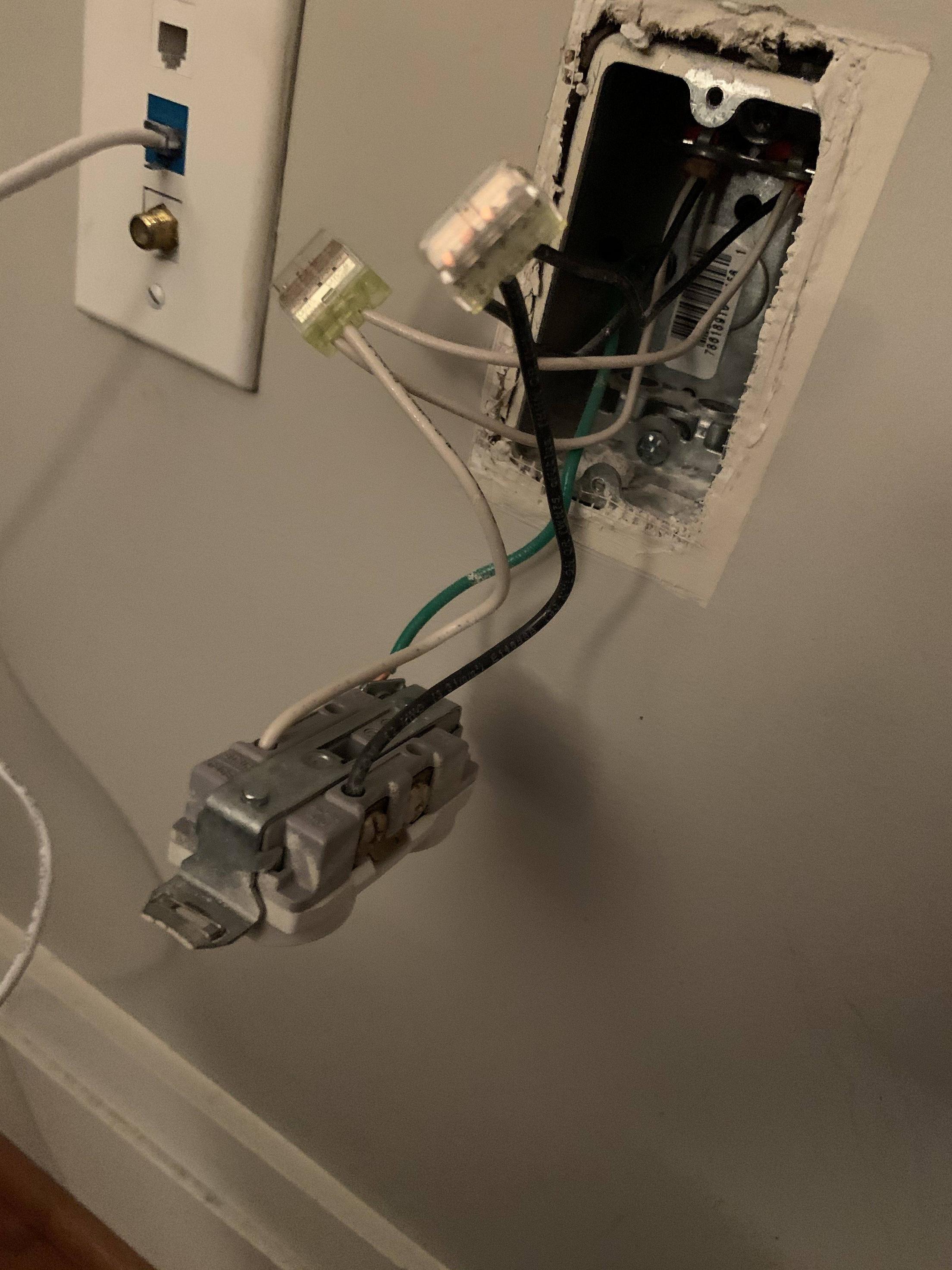 electrical Adding an outlet above this metal box Home Improvement