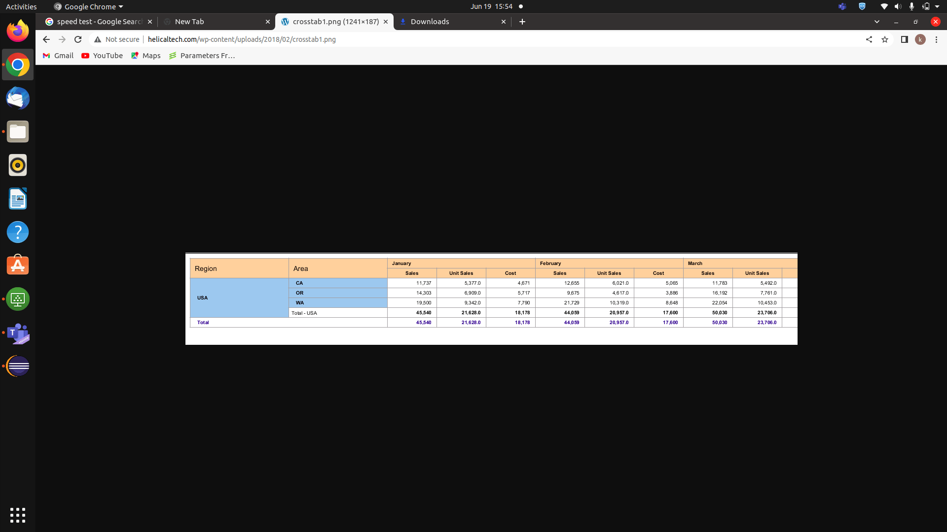 row height how to achieve the following in a cross tab Set the Header