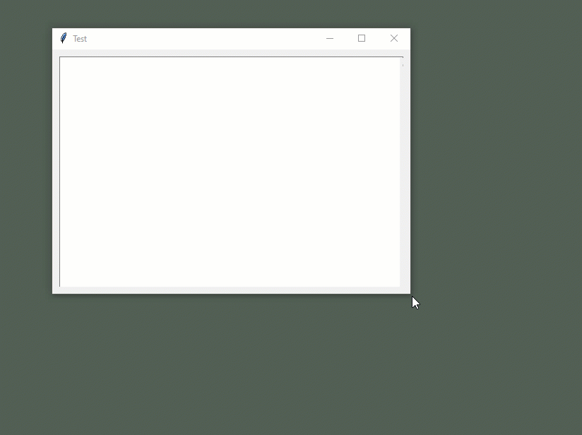 python Tkinter Text and Scrolled bar widgets don't fill and fit the